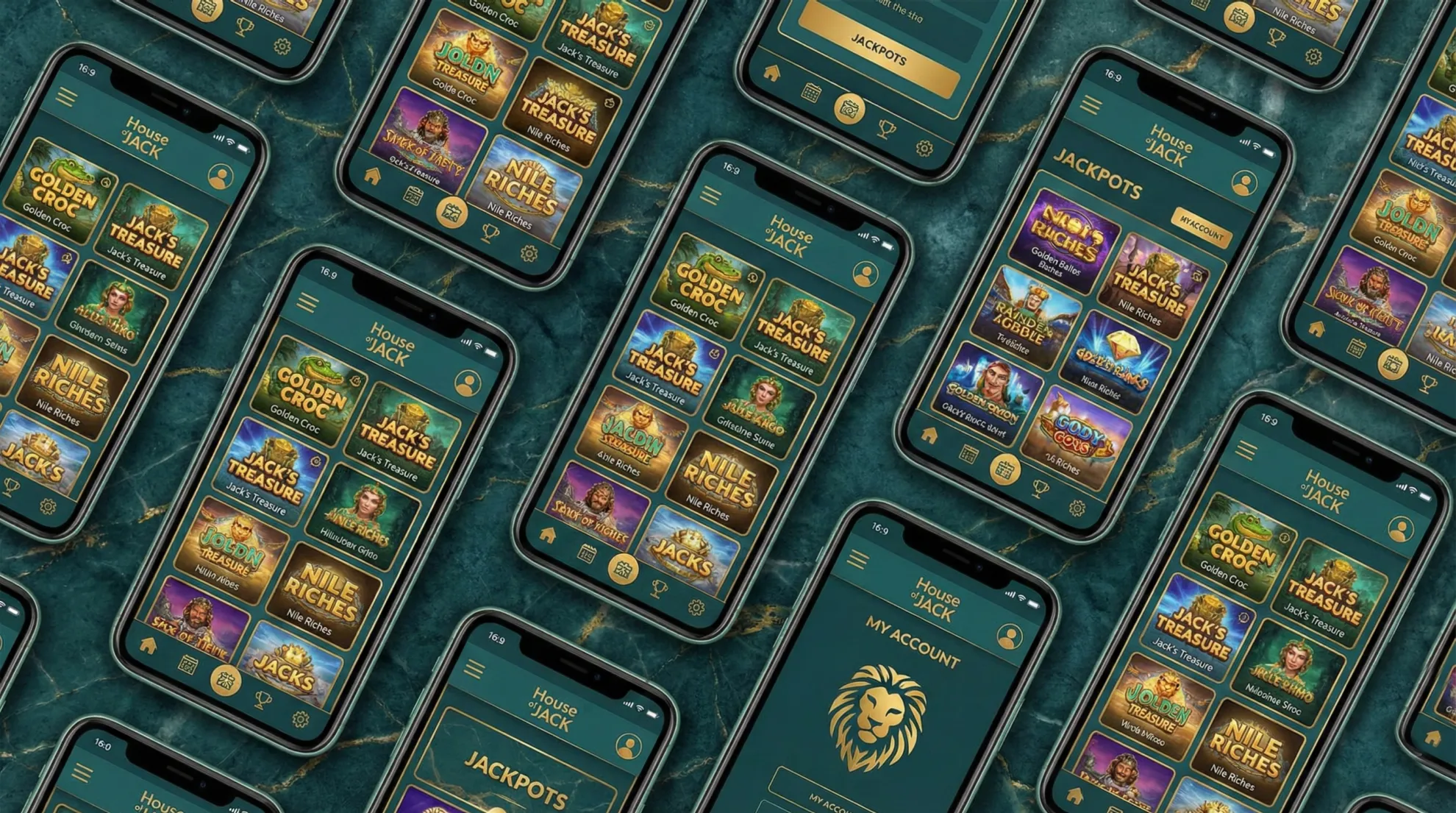 House of Jack mobile interface